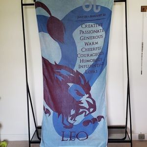 Blanket Statements Leo Astrology XL Beach Towel